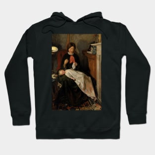 Waiting - An English Fireside of 1854-55 by Ford Madox Brown Hoodie